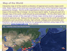 Tablet Screenshot of mapworldmap.info